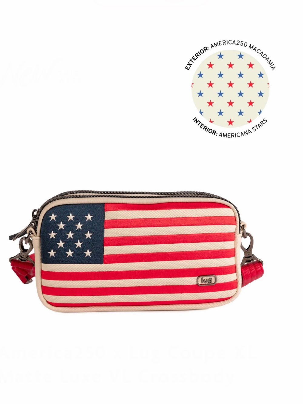 Lug America250 x Lug Coupe XL Matte Luxe VL Crossbody Macadamia